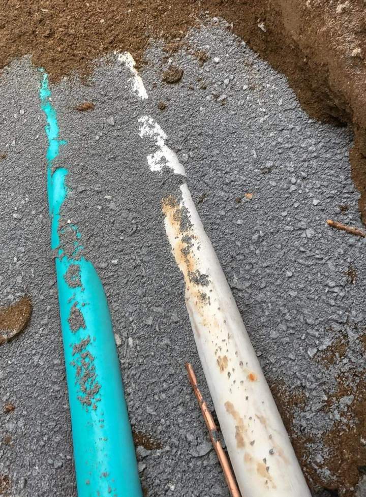 Installation professionnelle de drain français