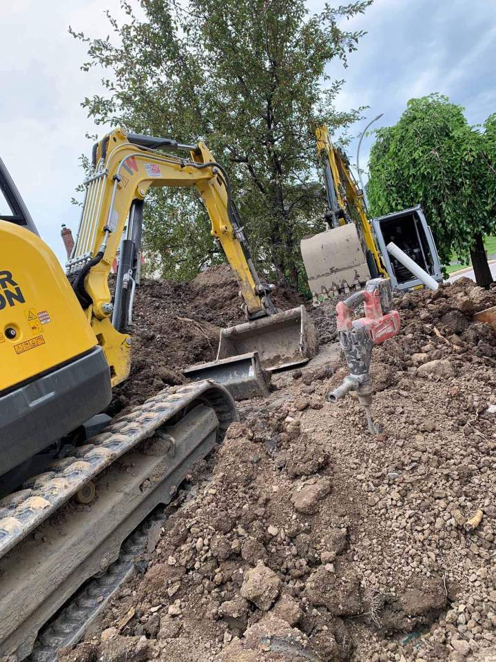 Plomberie et excavation pour entreprises